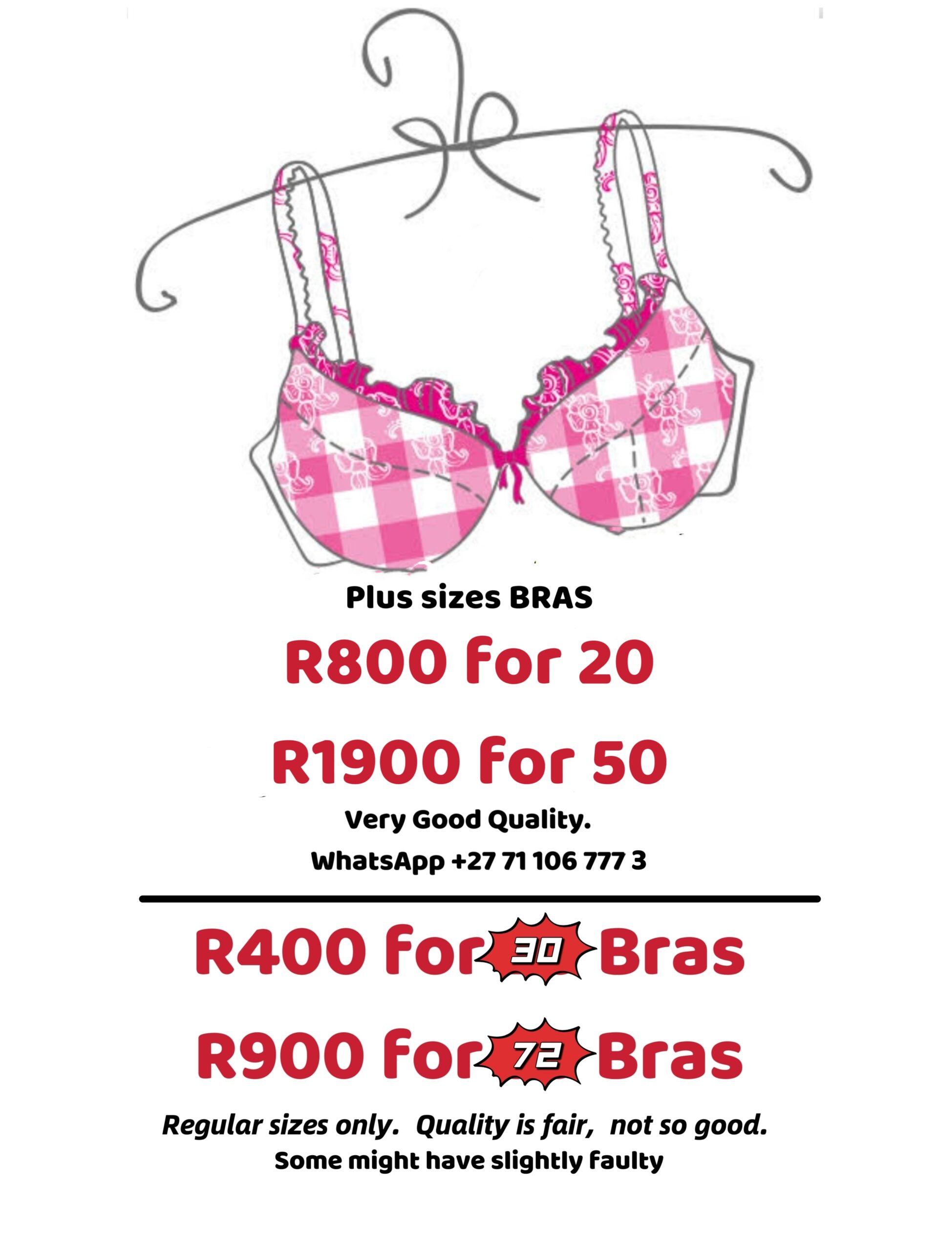 Small Sizes Bras Bales