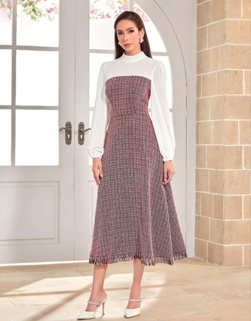 Women's One-Shoulder Midi Dress