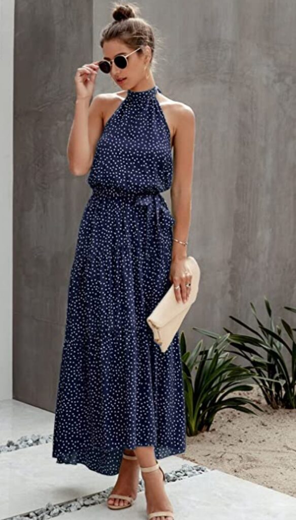 Women's Polka Dot Mini Dress