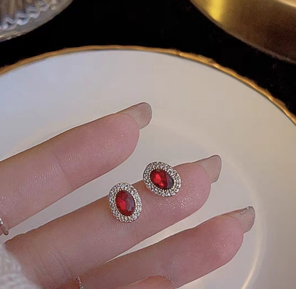 Women's Ruby Earrings