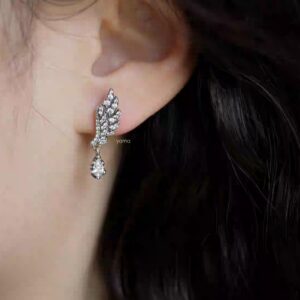 Women's Angel Wing Drop Earrings