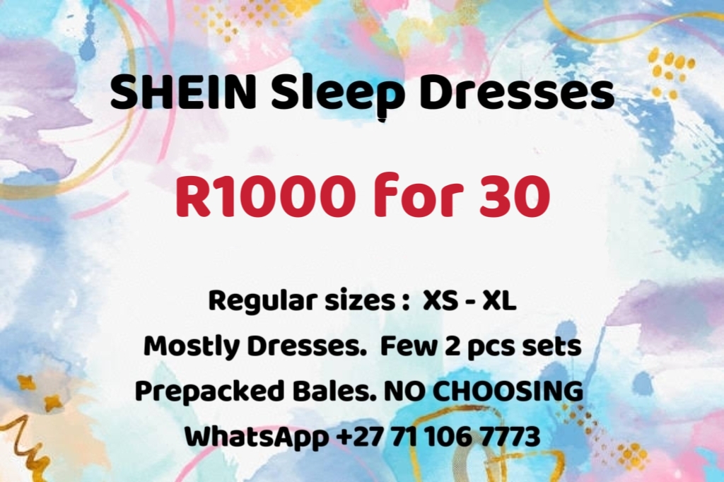 SHEIN SLEEP DRESSES BALES