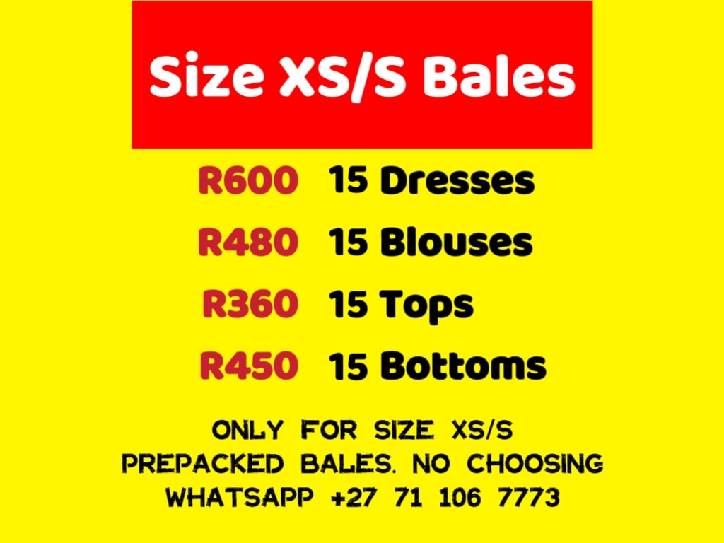 Size XS/S bales